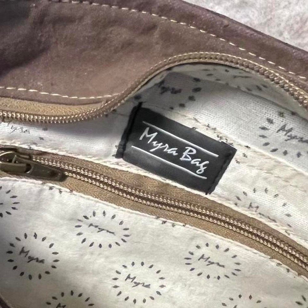Myra Bag Crossbody Purse Cowhide & Canvas Boho Western‎ Style - Picture 6 of 6